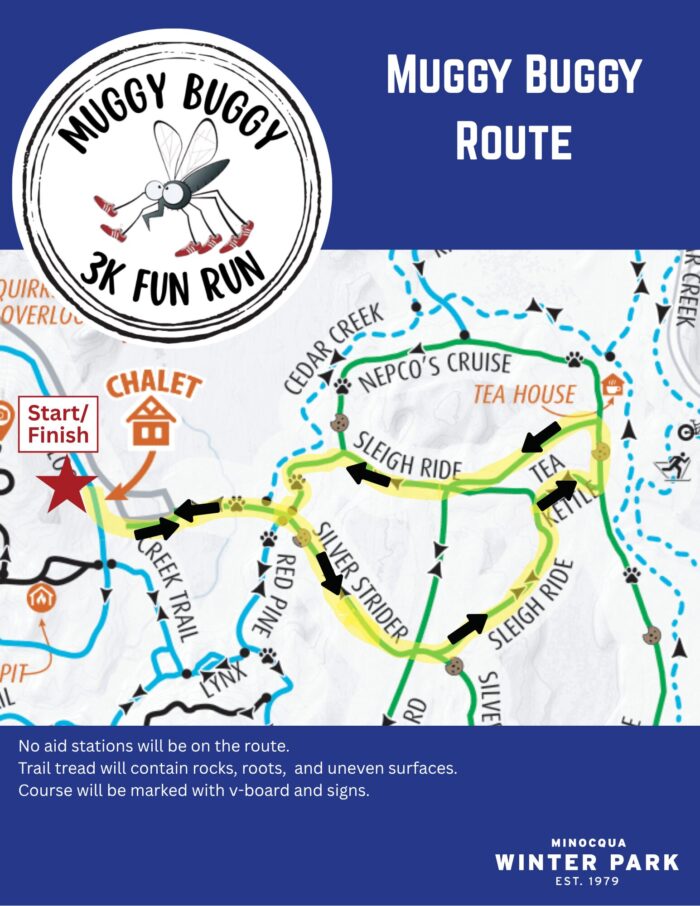 Towers revenge & muggy buggy race routes 2025 2